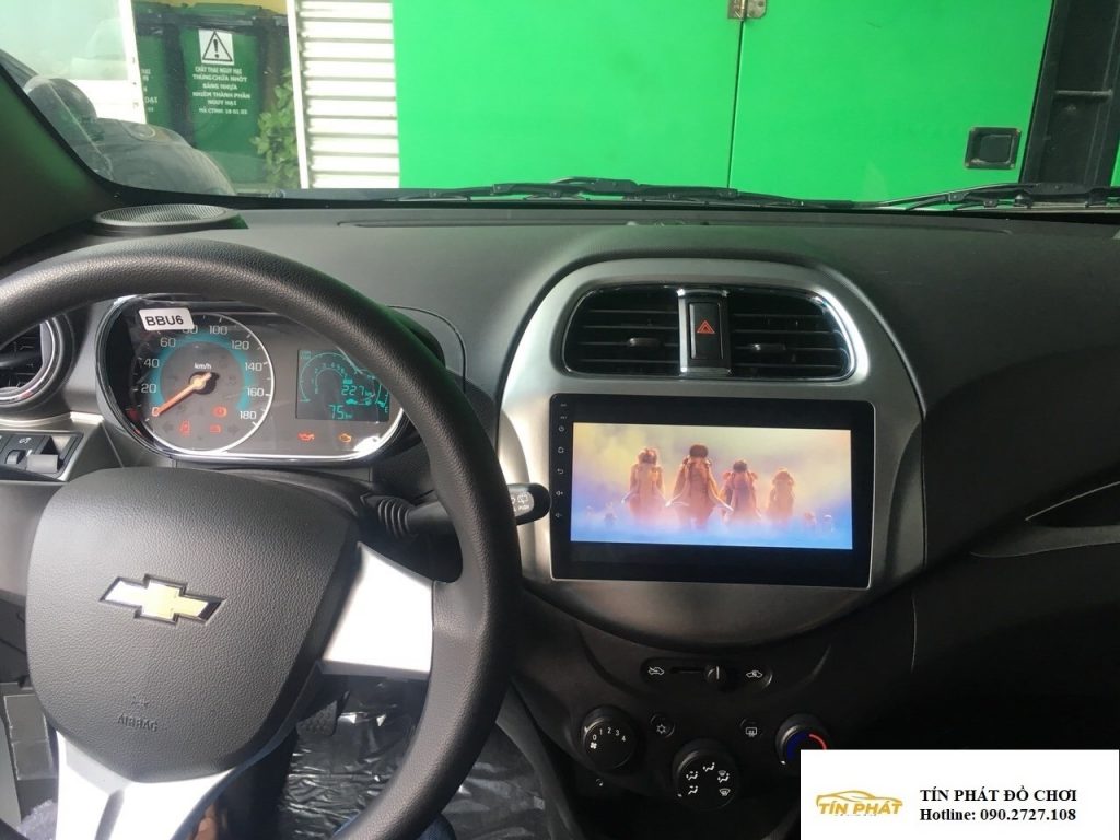 Lắp DVD Android Xe Chevrolet Spark