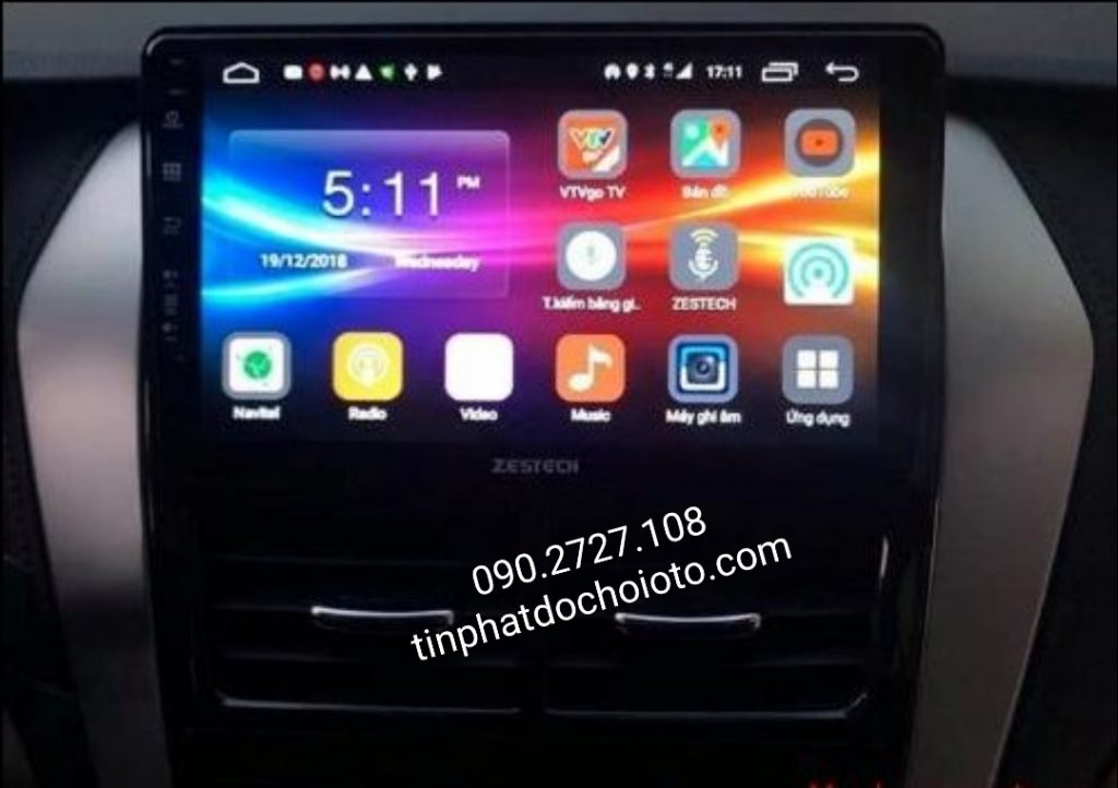 Màn Hình Android Zestech Z500 Xe Toyota Vios 2020 Lắp Uy Tín Tại Quận 12