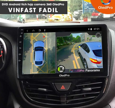 Màn Hình DVD Android Xe Vinfast Fadil 2020 Tích Hợp Camera 360 Độ
