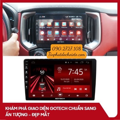 Màn Hình DVD Android Gotech Lắp Xe Kia Rio tại Tín Phát Auto Quận 12 HCM