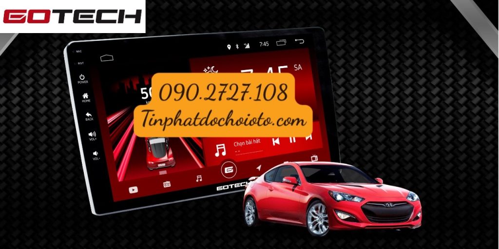 Màn Hình DVD Android Gotech Lắp Xe Mazda 2 tại Tín Phát Auto Quận 12 HCM