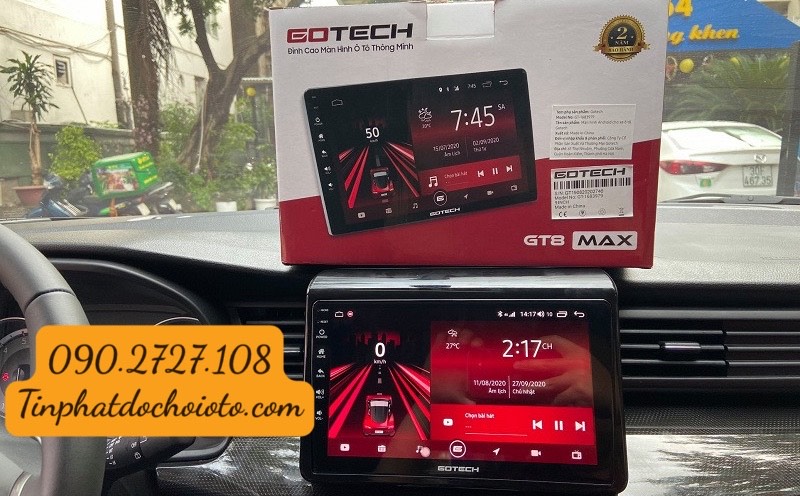 Lắp Màn Hình Ô Tô Thông Minh Cấu Hình Khủng Gotech Xe Toyota Hilux 2021 Tại Tín Phát Quận 12, TP.HCM 