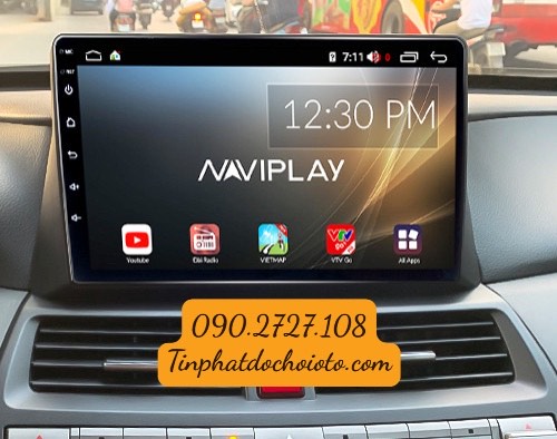 Màn Hình DVD Android Gotech Lắp Xe Honda Accord tại Tín Phát Auto Quận 12 HCM