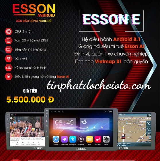 Màn Hình DVD Android Esson E