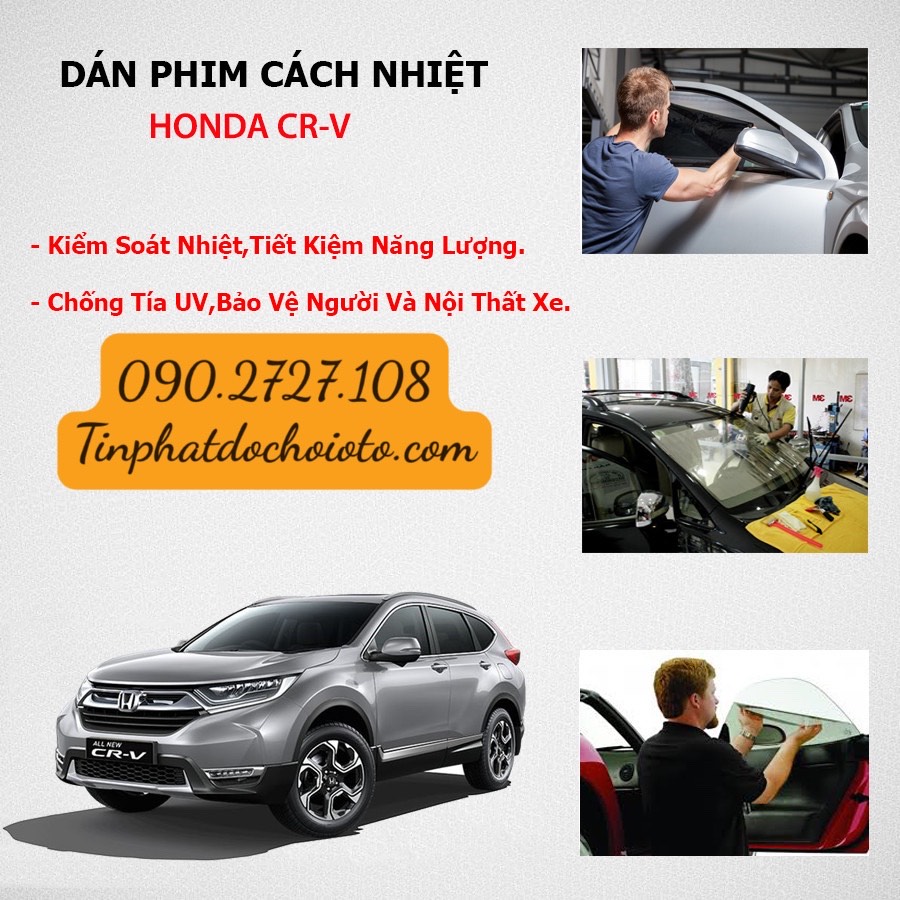 Chuyên Phân Phối Và Dán Phim Cách Nhiệt Ntech Xe Honda CRV 2021 Tại Tín Phát Auto Quận 12 HCM 