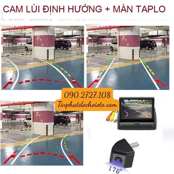 Lắp Camera Lùi Mắt Thần Quang Sát Phía Sau Tại Quận 12 HCM