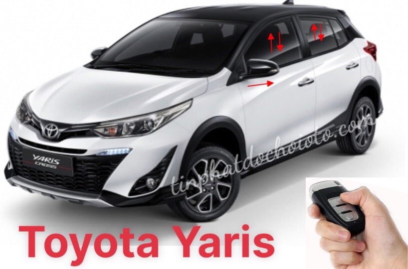 Gập Gương Lên Kính Tự Động Toyota Yaris